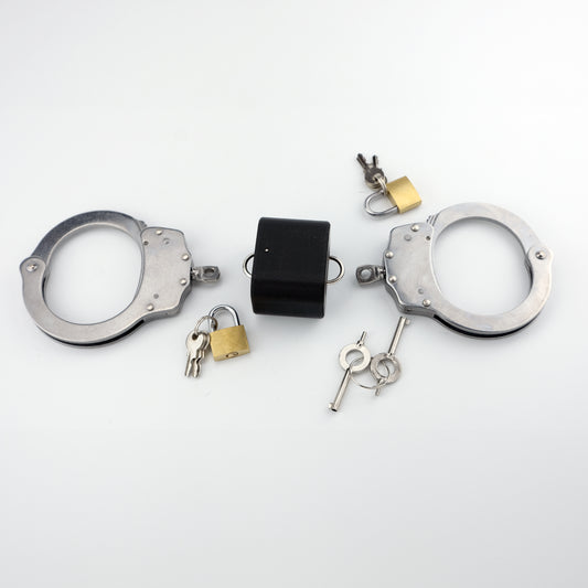 Selfbondage Starter kit - icelock + handcuffs