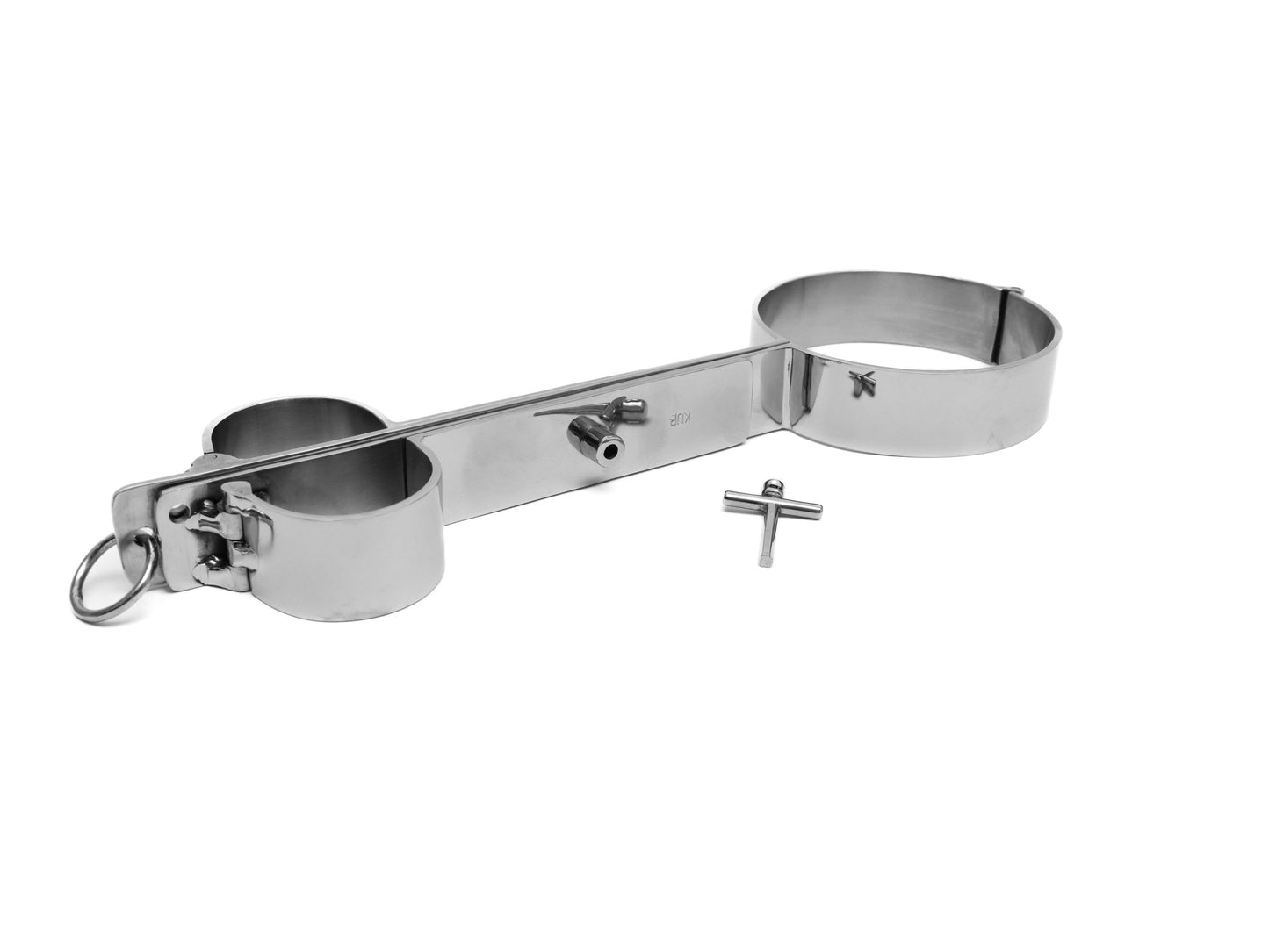 Stainless steel shrew's fiddle polished for neck and hands