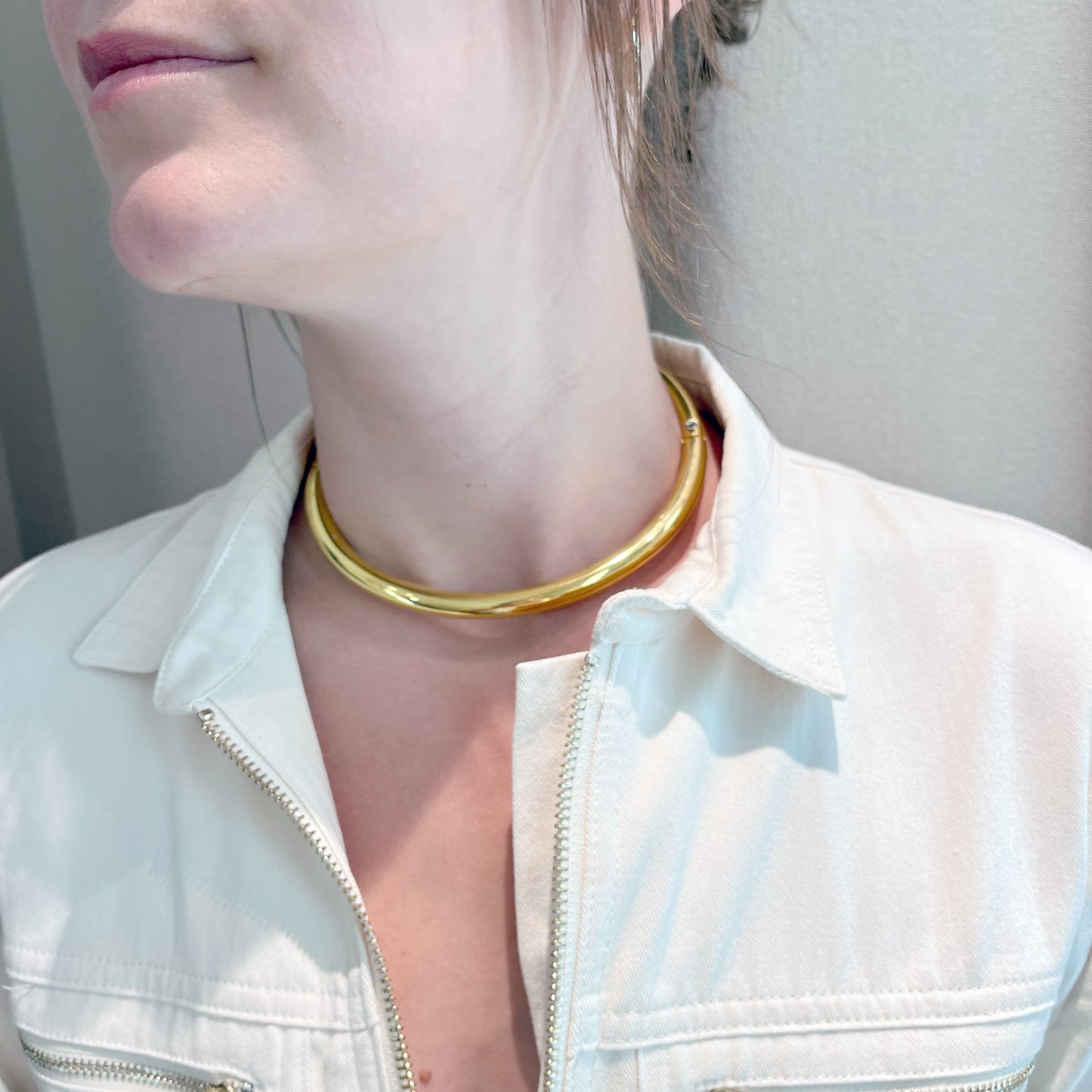 Eternity Collar Slave Collar 8mm (Gold)