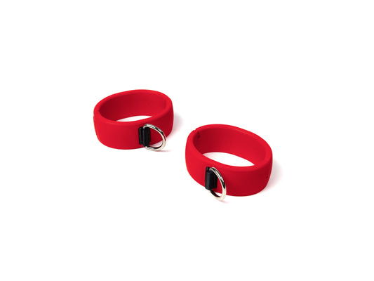 SALE: Extreme Quick-Shackles - custom made handcuffs with D-ring and snap lock. Circumf. 190mm