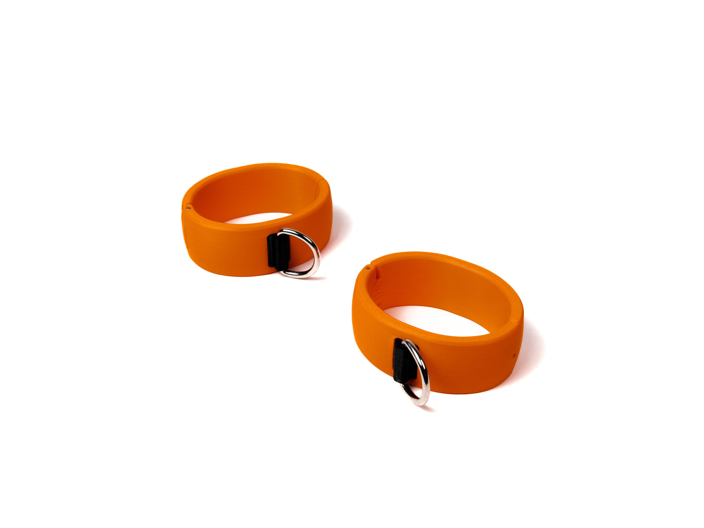 Quick-Shackles - custom made cuffs with D-ring and and snap lock