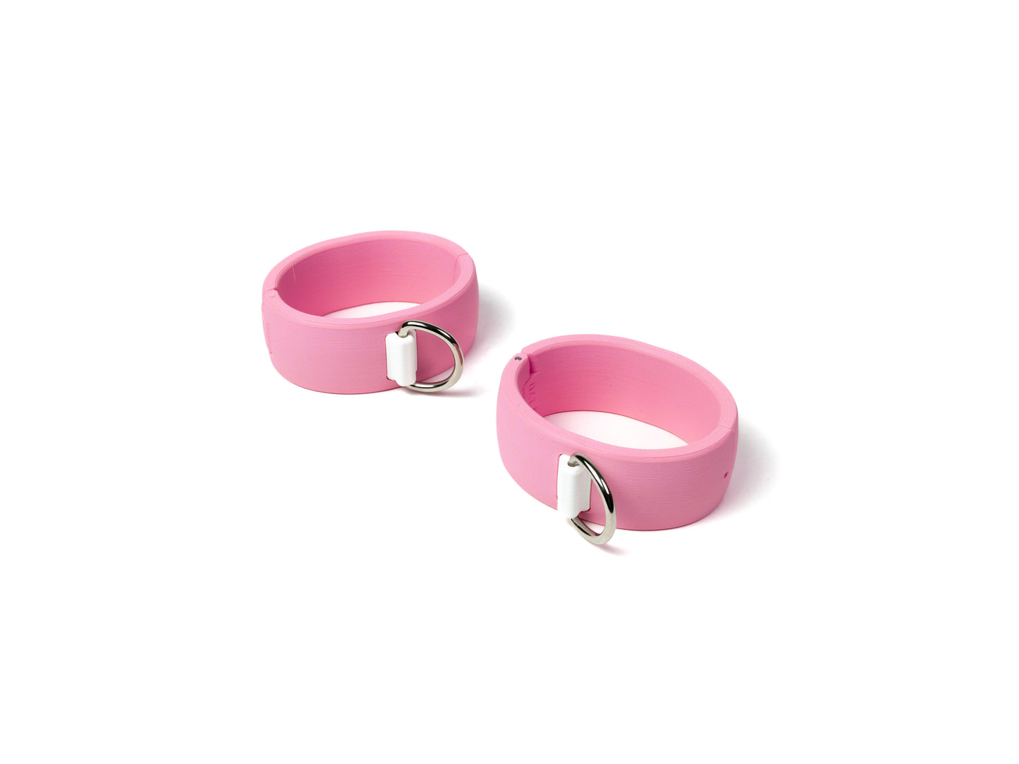 Quick-Shackles - custom made cuffs with D-ring and and snap lock