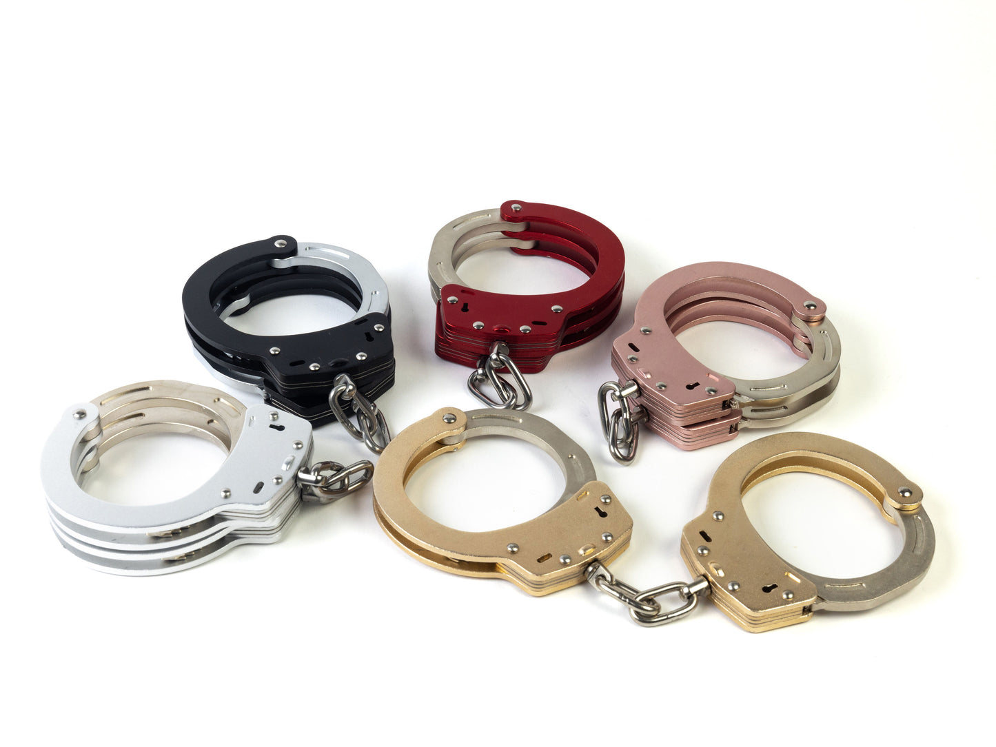 Leichte Aluminium Handschellen in verschiedenen Farben