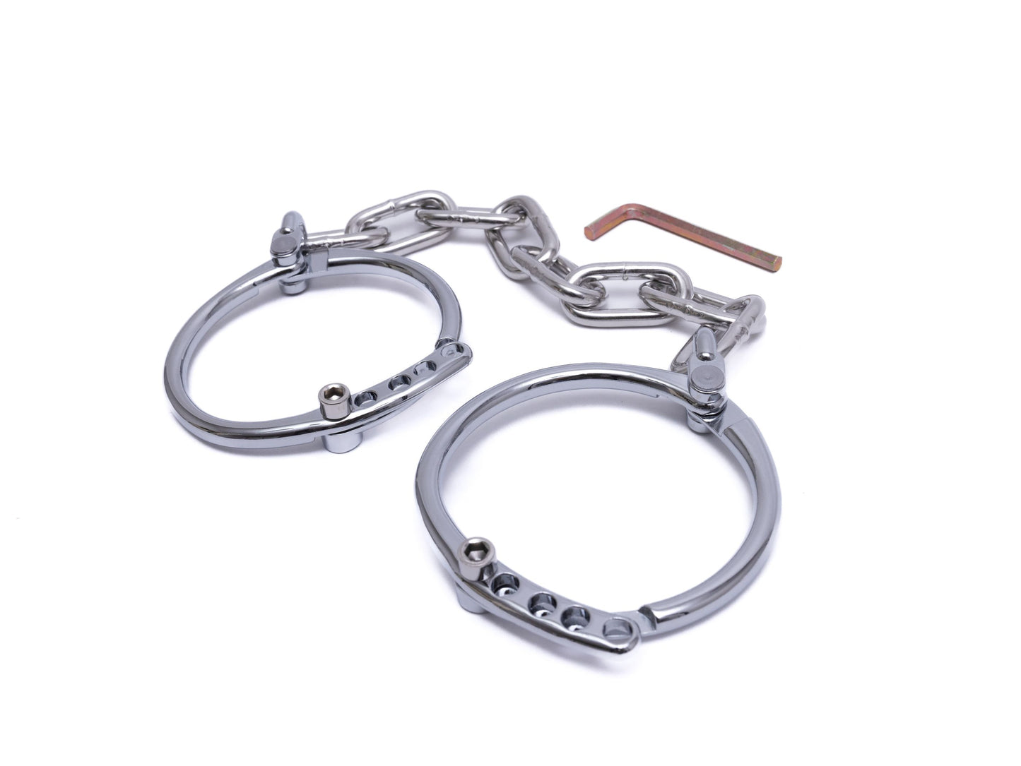 Innovative solid hand or legcuffs, adjustable