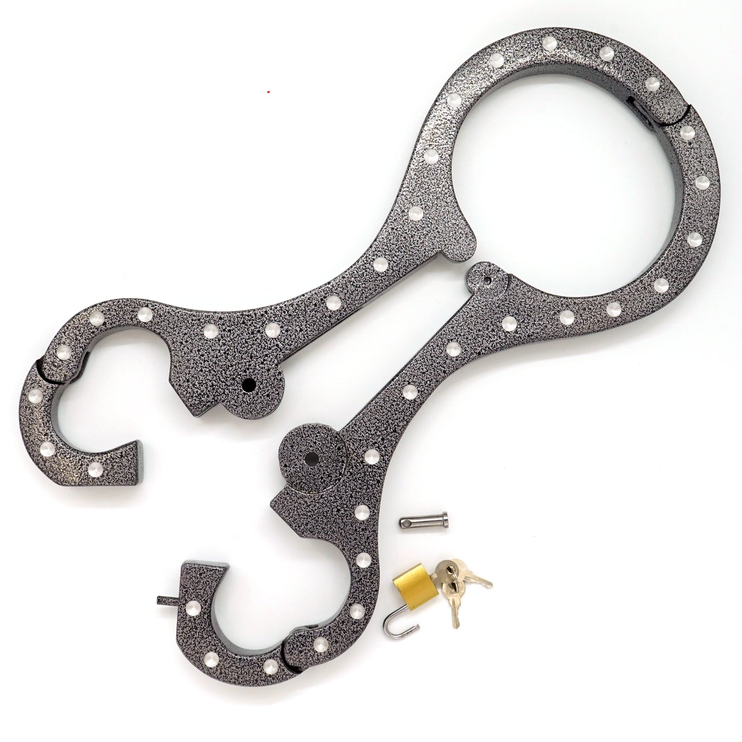 Aluminum bondage shrew's fiddle yoke for neck and hands