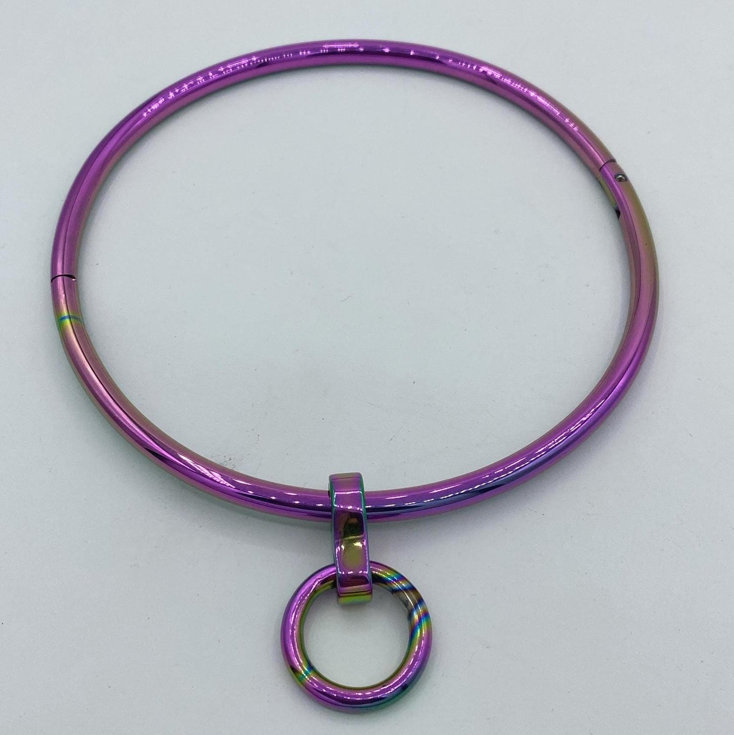 Multicoloured collar with ring Circumf.: 37cm