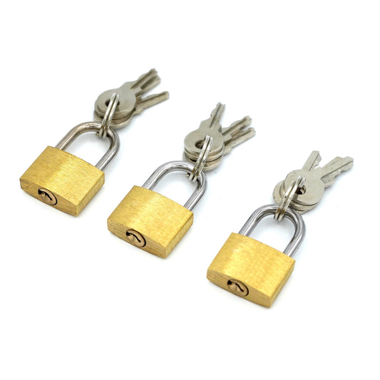 3 small bondage padlocks (20mm)