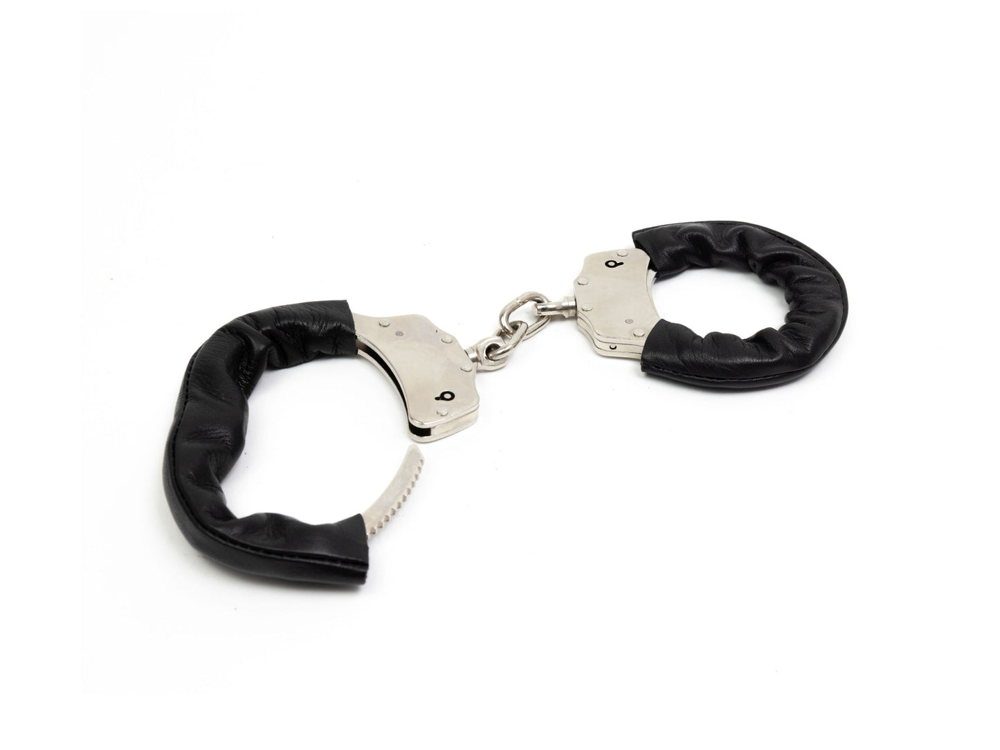 Genuine leather wrist protector for handcuffs