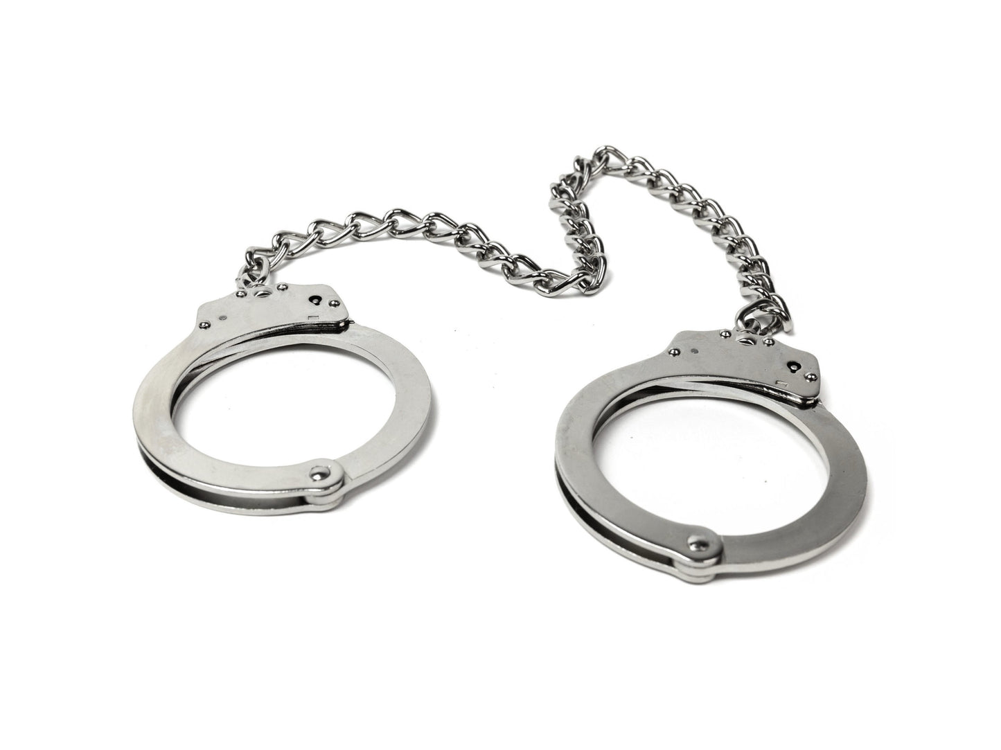 Police Steel Ankle Cuffs with Chain