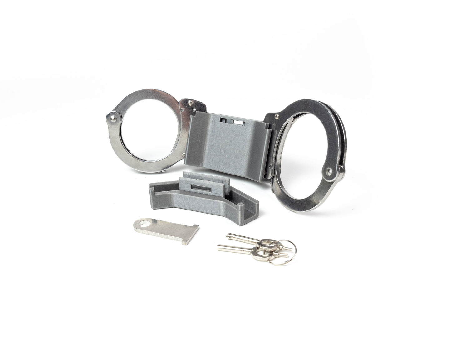 MakeItRigid Lock box Angled handcuffs with connector