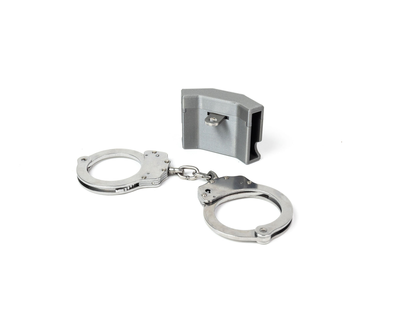 MakeItRigid Lock box Angled handcuffs with connector