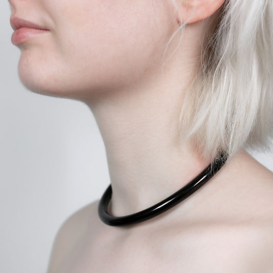 Eternity Collar Slave Collar 8mm (Titanium Black)