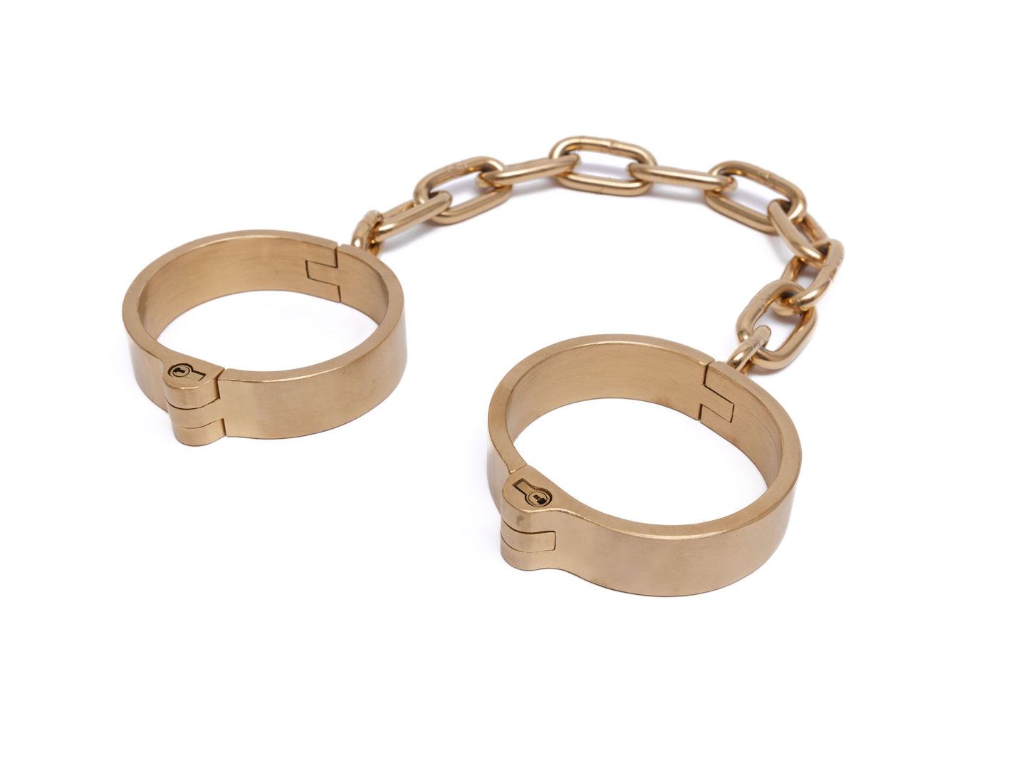 Stainless steel push-in lock cuffs and collar