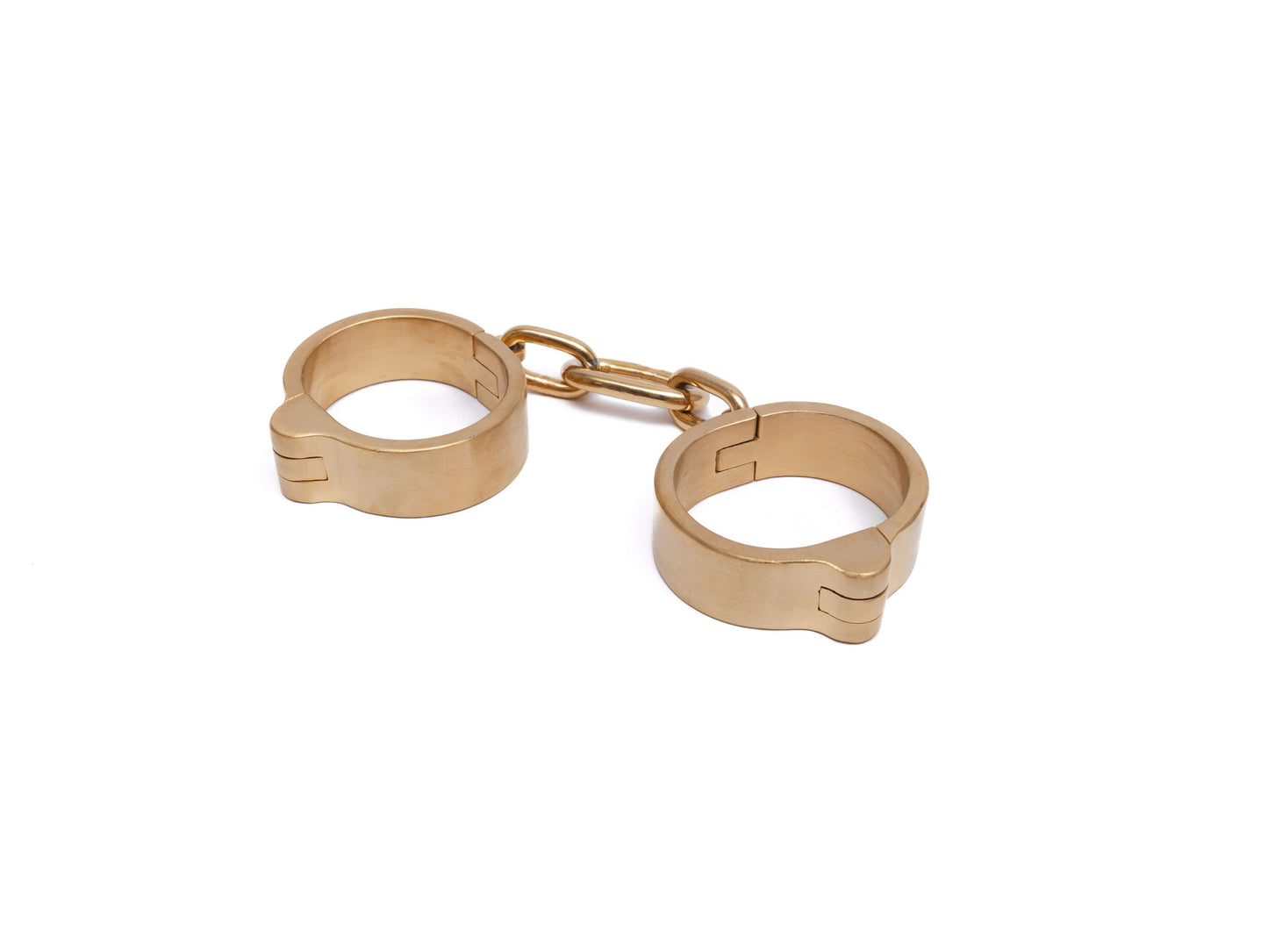 Stainless steel push-in lock cuffs and collar