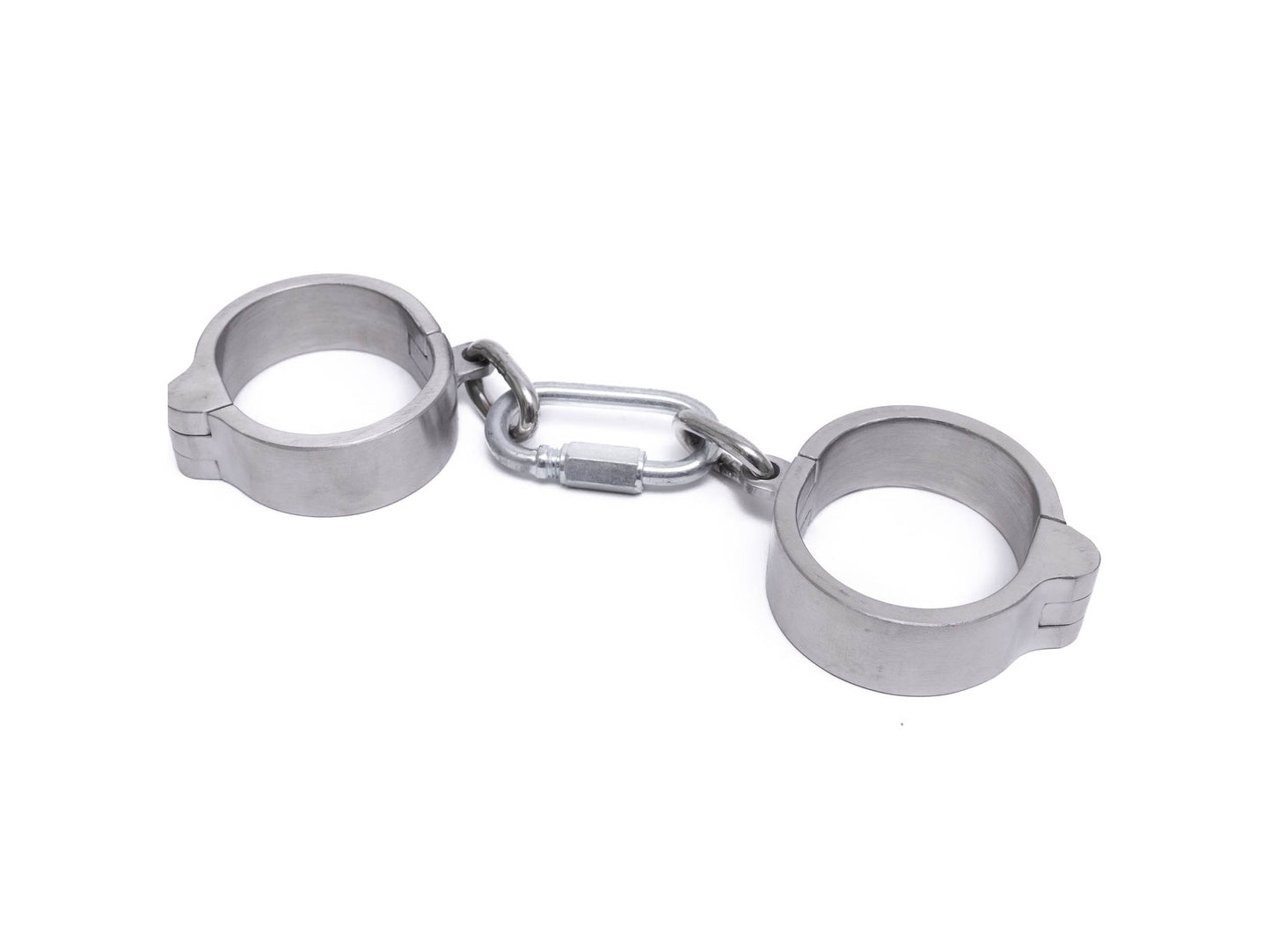 Stainless steel push-in lock cuffs and collar