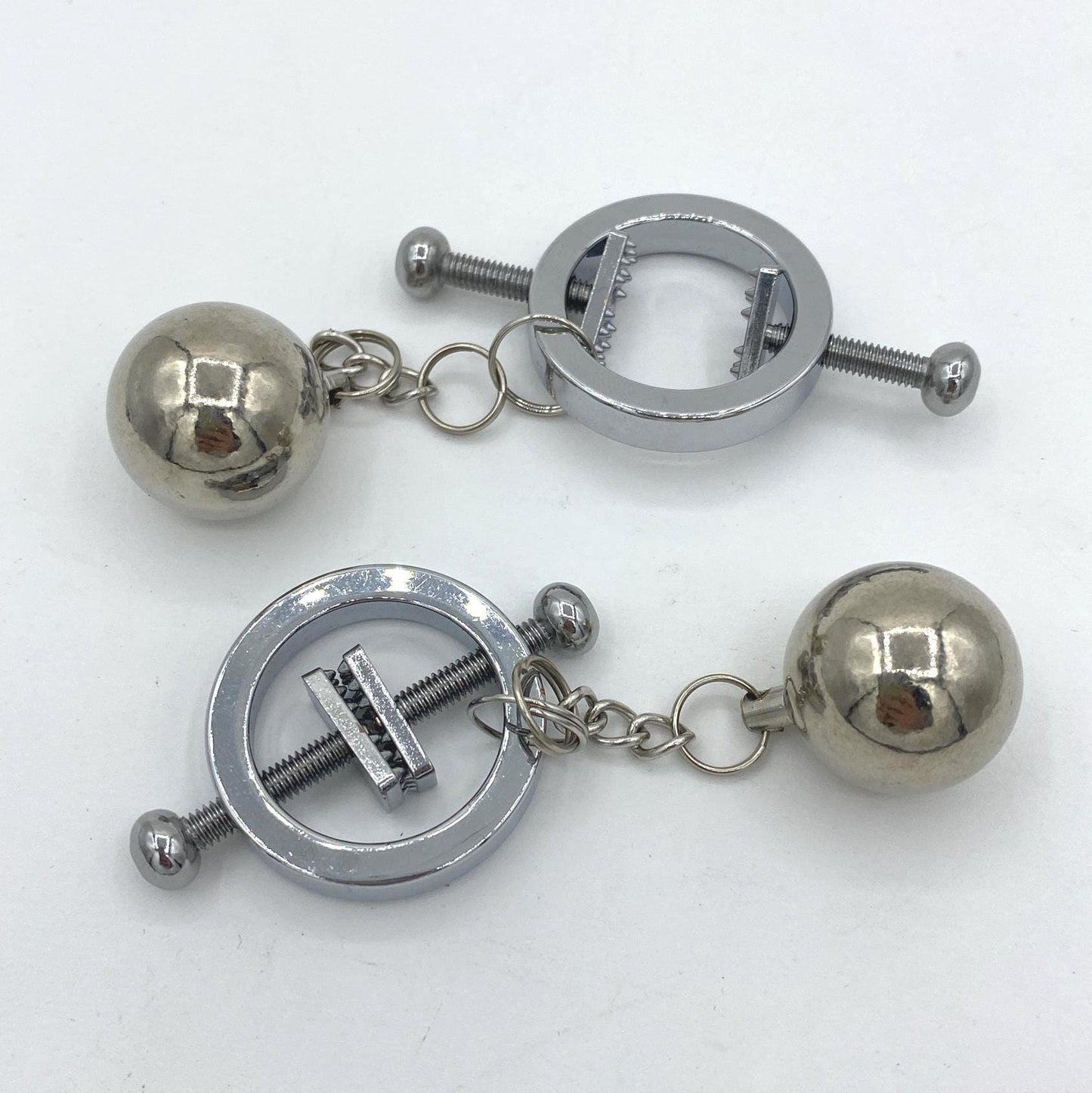 Stainless steel nipple clamps Adjustable