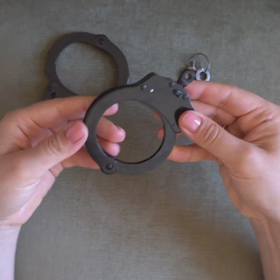 Stainless Steel Police Handcuffs Without Chain