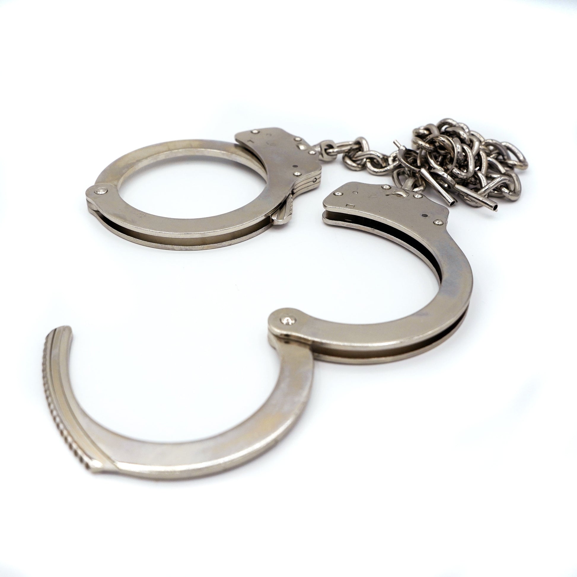 Police Steel Ankle Cuffs with Chain
