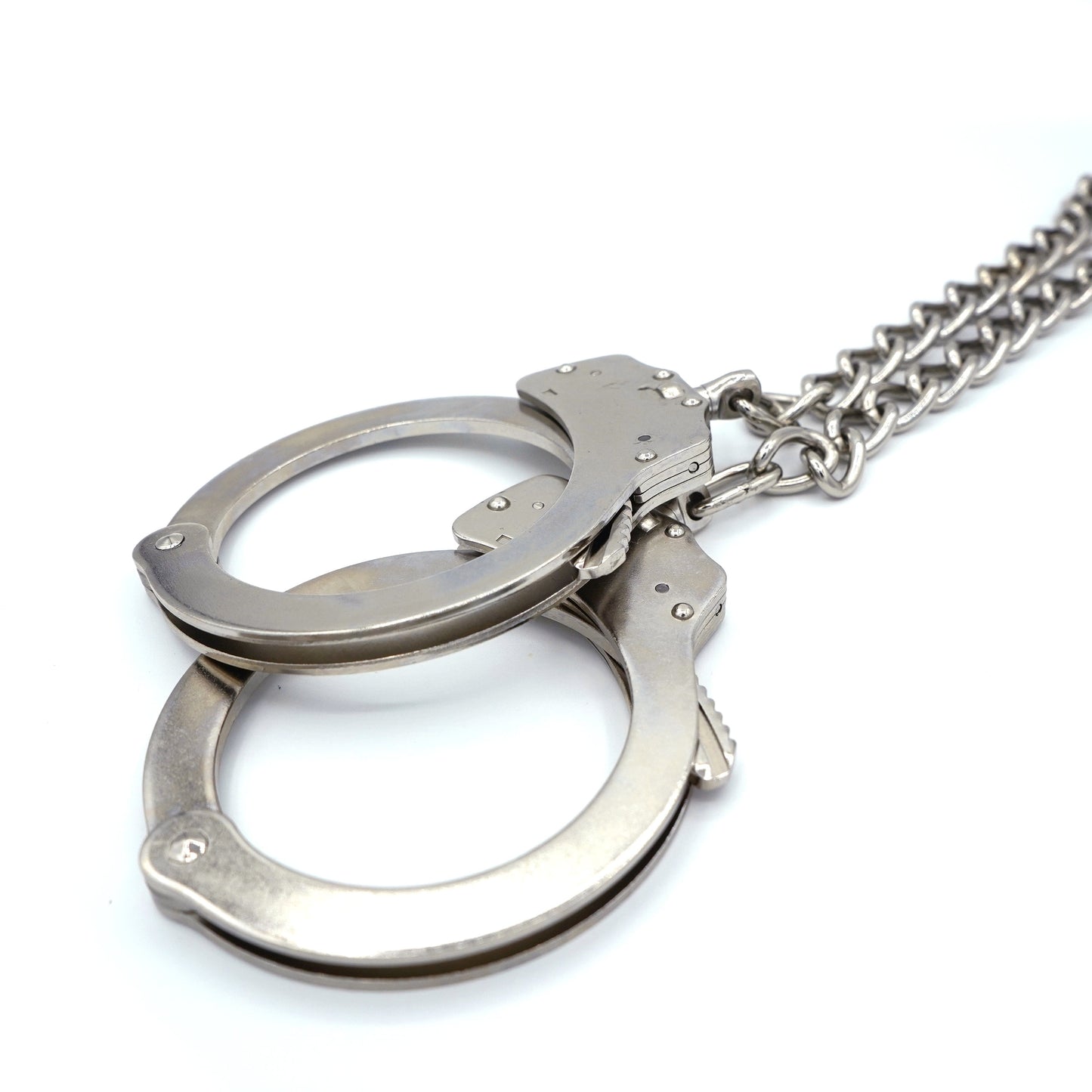 Police Steel Ankle Cuffs with Chain