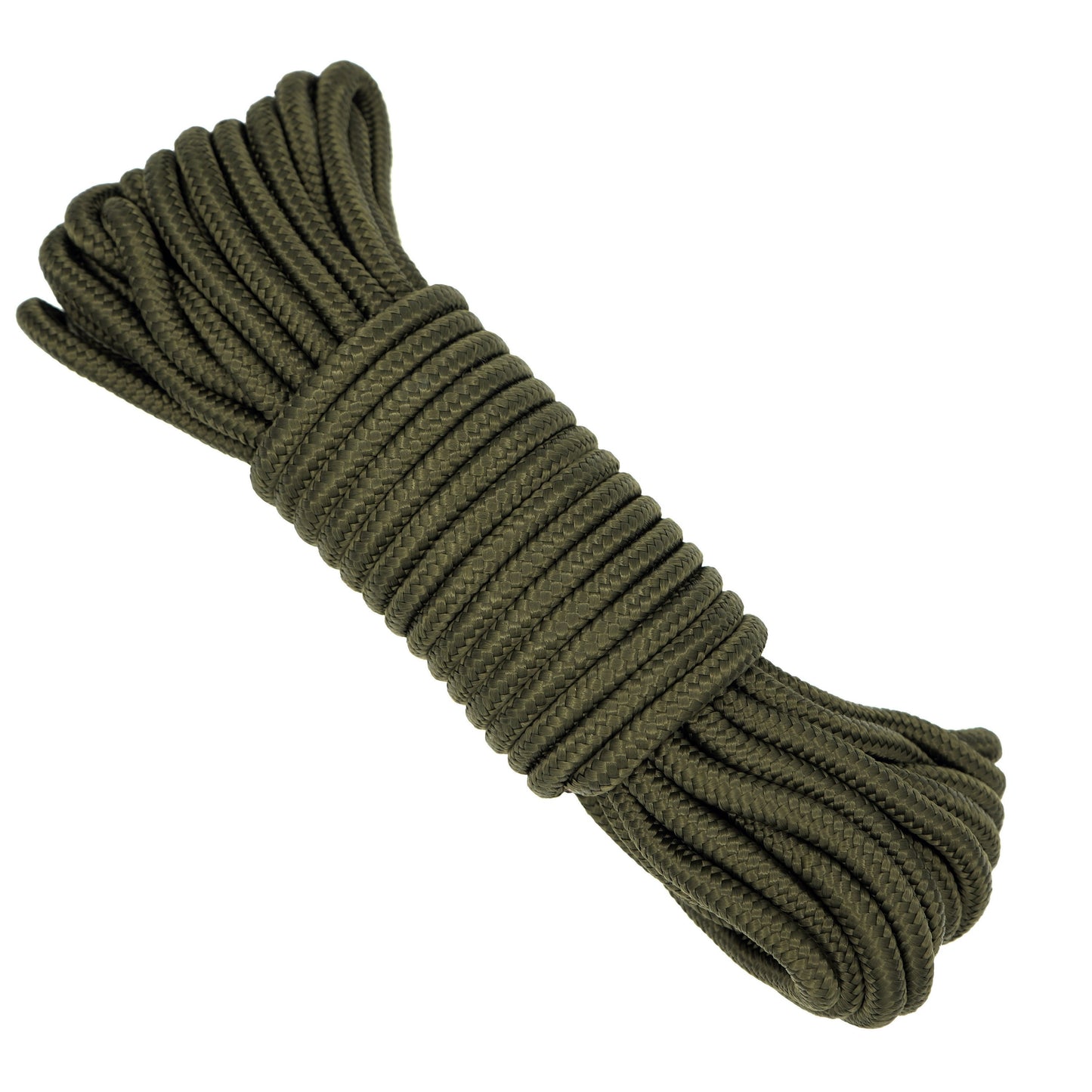 15m Bondage Rope in Army Green, 9mm Diameter