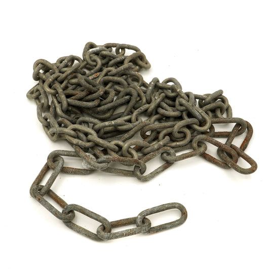 Rusty, heavy bondage dungeon chain, long stored in the cellar Copy