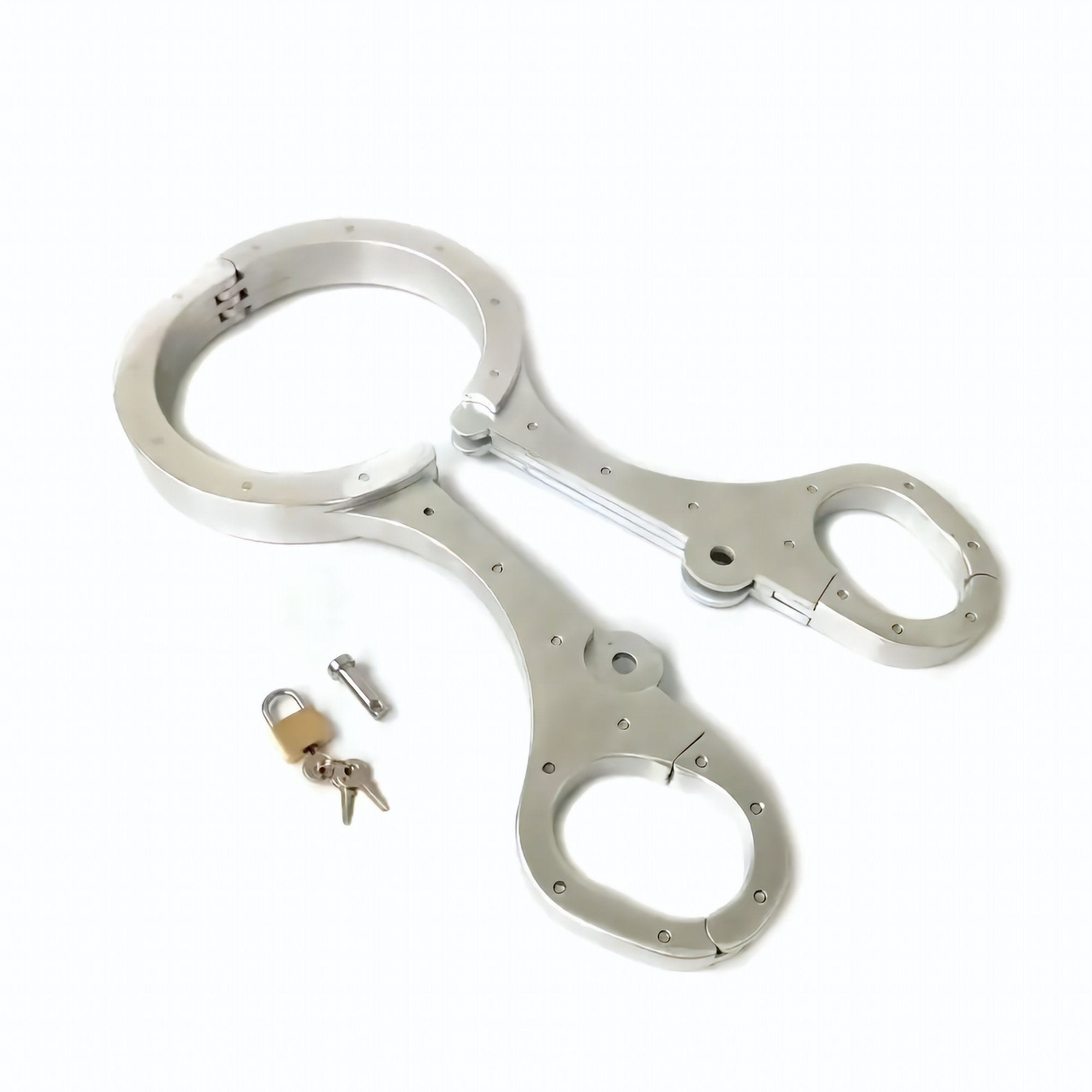 Premium lockable shrew's fiddle out of solid aluminium – selfbondage-shop